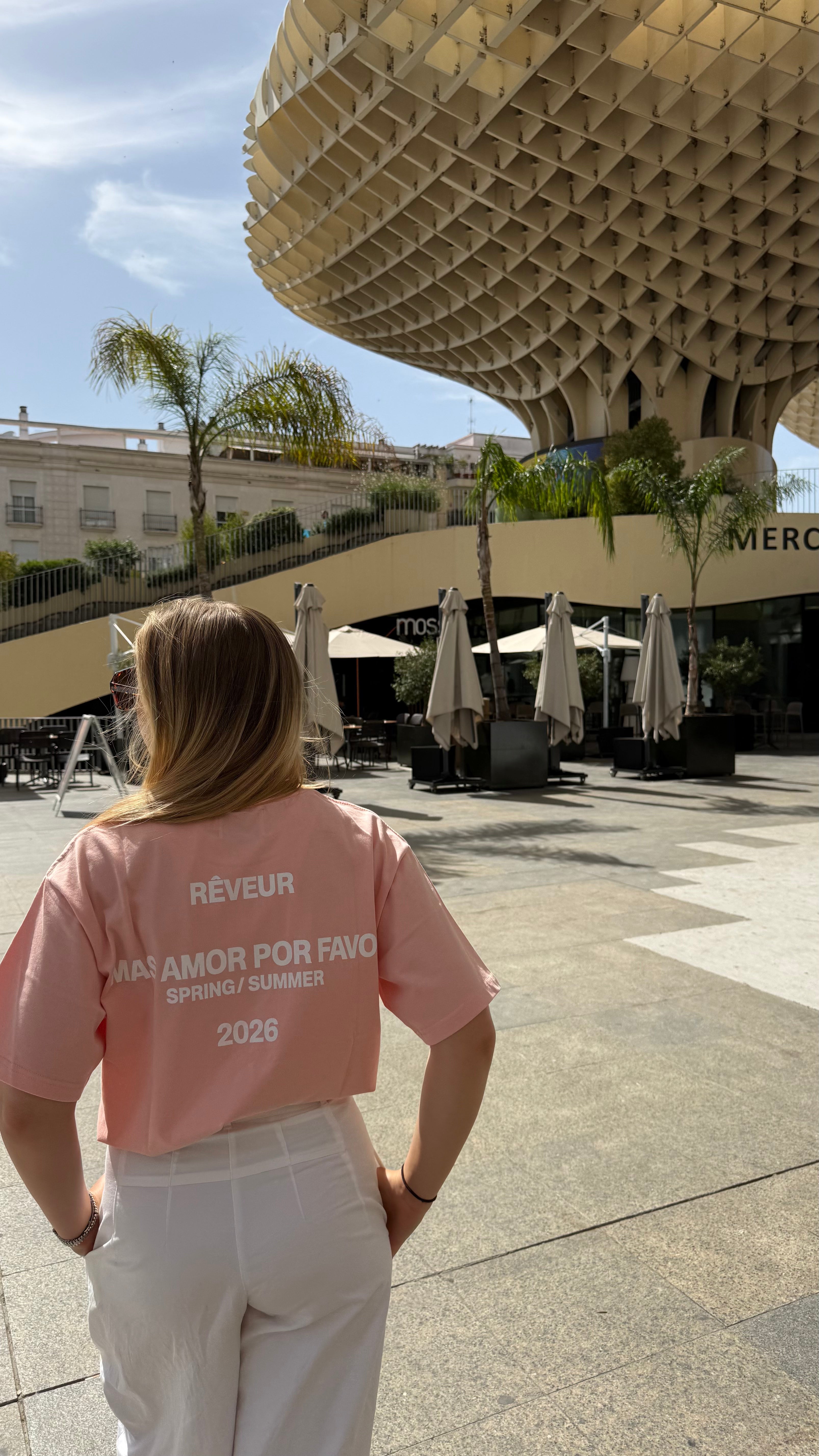 Mas Amor T-Shirt Pink