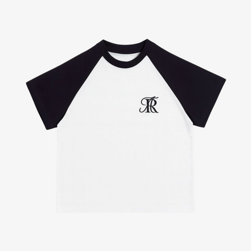 Duo T-Shirt 'White/Navy Blue'