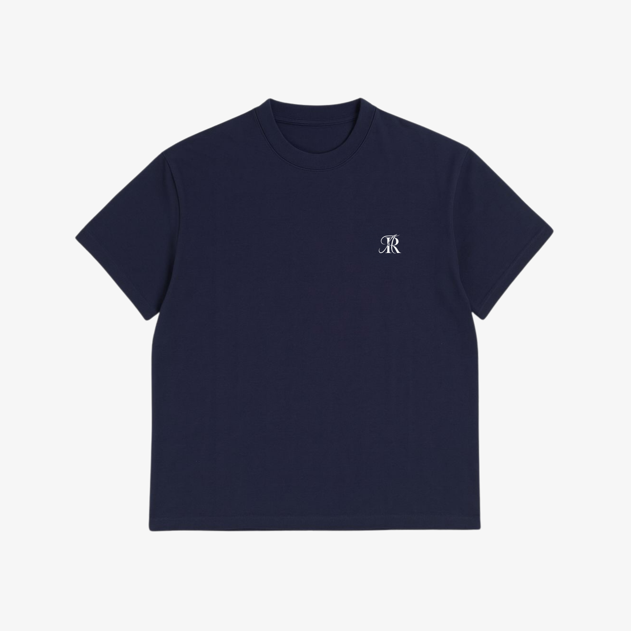 Embroidered Badge T-Shirt 'Navy Blue'
