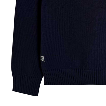 Paris Knit Sweater 'Navy Blue'