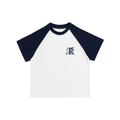 Duo T-Shirt 'White/Navy Blue'
