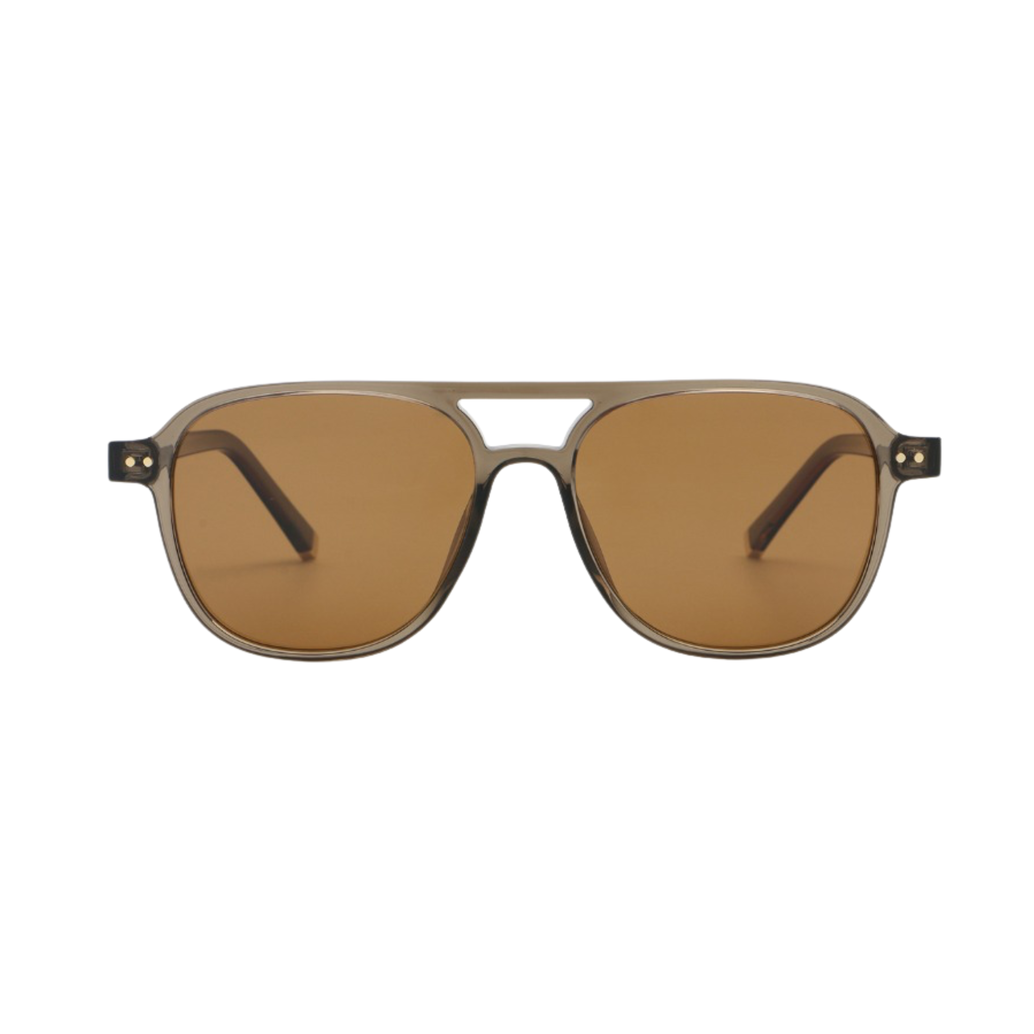 Modern Aviator Sunglasses 'Brown'