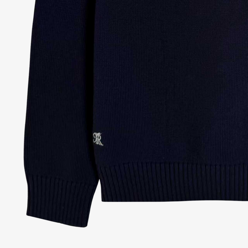 Paris Knit Sweater 'Navy Blue'