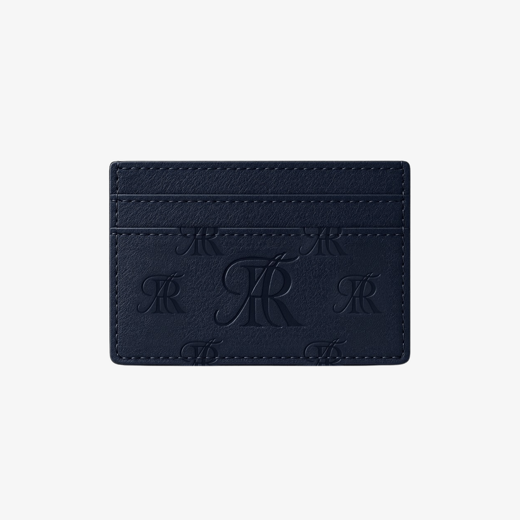 Monogram Card Holder 'Navy Blue'