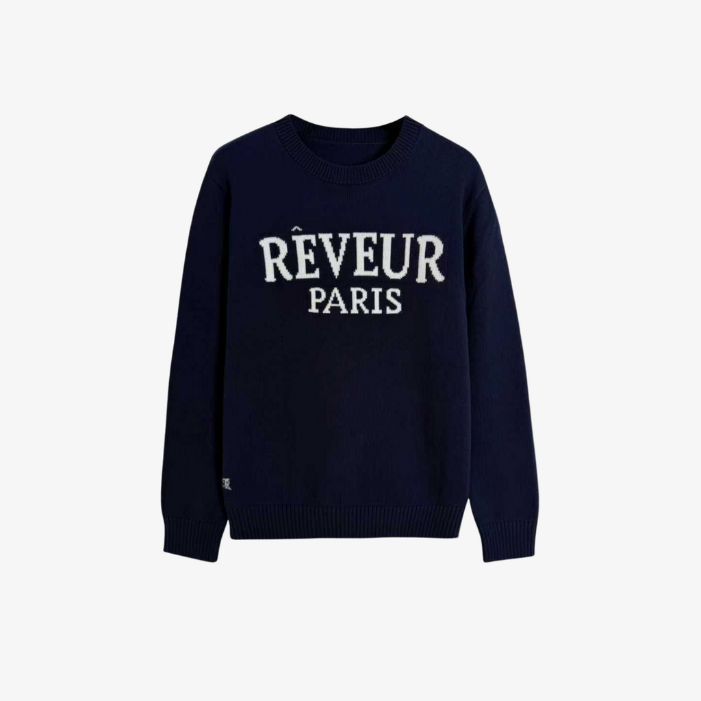 Paris Knit Sweater 'Navy Blue'